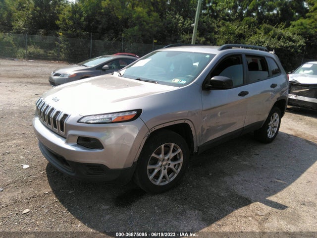2016 JEEP CHEROKEE SPORT VIN: 1C4PJLABXGW179376