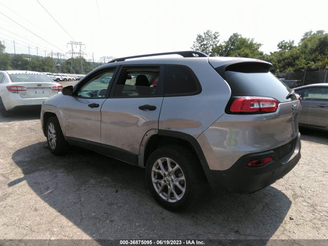 2016 JEEP CHEROKEE SPORT VIN: 1C4PJLABXGW179376