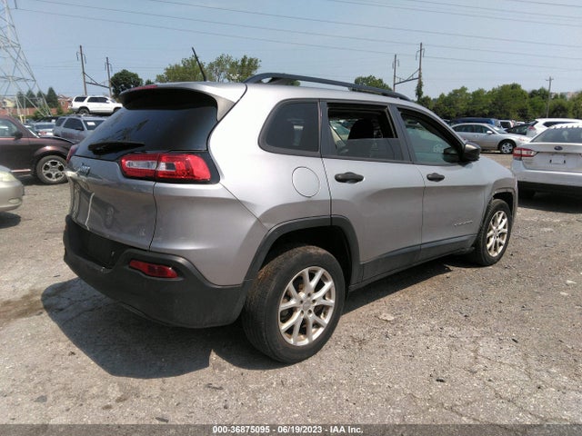 2016 JEEP CHEROKEE SPORT VIN: 1C4PJLABXGW179376