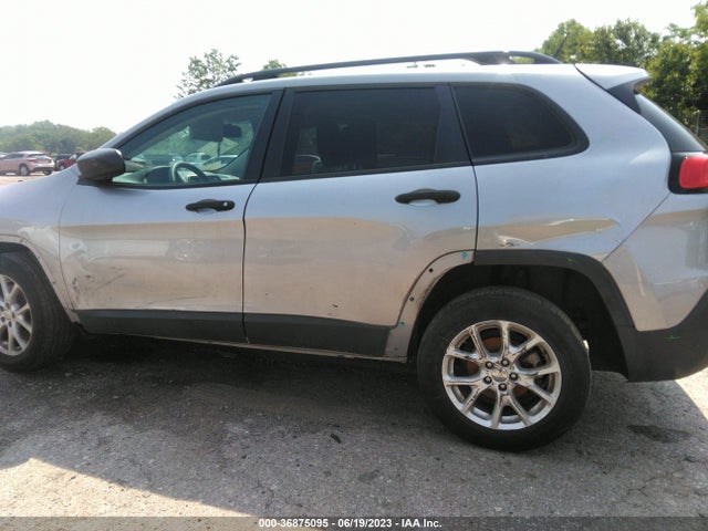 2016 JEEP CHEROKEE SPORT VIN: 1C4PJLABXGW179376