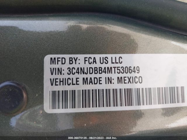 3C4NJDBB4MT530649 Jeep Compass Latitude