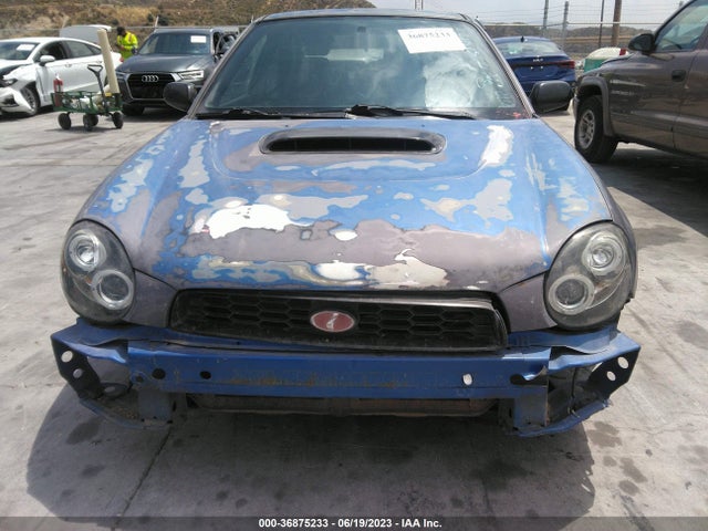 2002 SUBARU IMPREZA SEDAN WRX VIN: JF1GD29652H512806