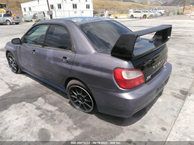 2002 SUBARU IMPREZA SEDAN WRX VIN: JF1GD29652H512806