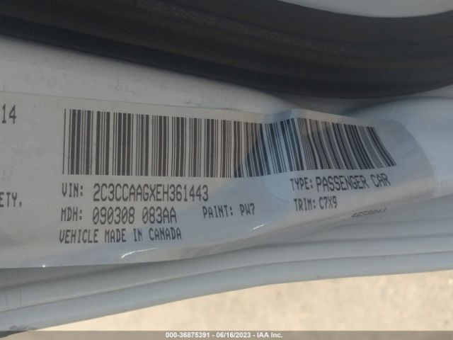 Chrysler 300 2014 2C3CCAAGXEH361443 Image 9