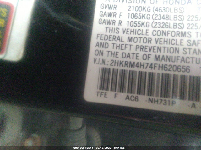 Honda Cr-v Ex-l 2015 2HKRM4H74FH620656 Image 9