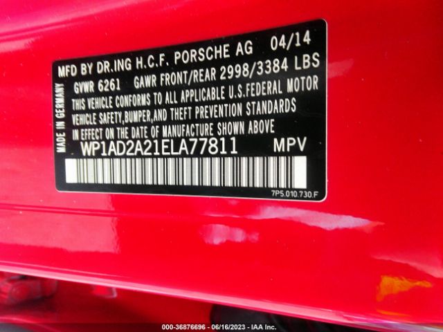WP1AD2A21ELA77811 Porsche Cayenne Gts