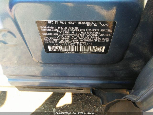 JF2SJADC1FH428526 Subaru Forester 2.5i Premium