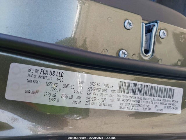 1C4PJMLB0KD191219 Jeep Cherokee Latitude Plus