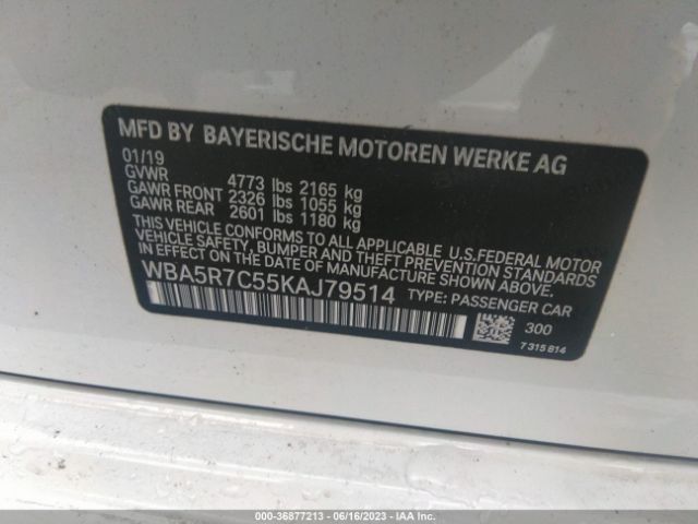 WBA5R7C55KAJ79514 BMW 3 Series 330i Xdrive