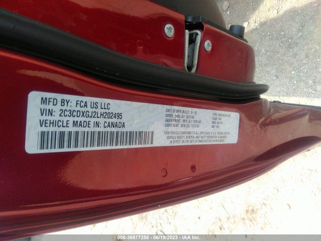 Dodge Charger Scat Pack Rwd 2020 2C3CDXGJ2LH202495 Image 9
