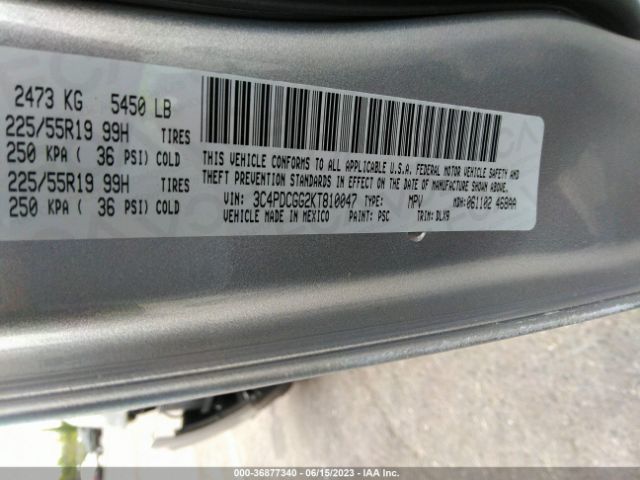 3C4PDCGG2KT810047 Dodge Journey Crossroad