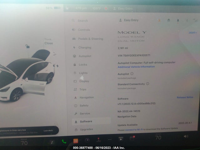 7SAYGDEEXPA105571 Tesla Model Y Long Range