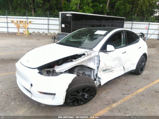 2022 TESLA MODEL Y PERFORMANCE VIN: 7SAYGDEF9NF543488