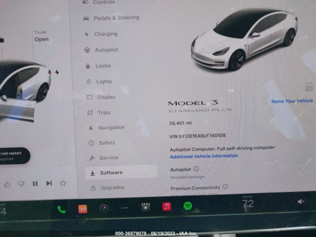 5YJ3E1EA9LF740108 Tesla Model 3 Standard Range