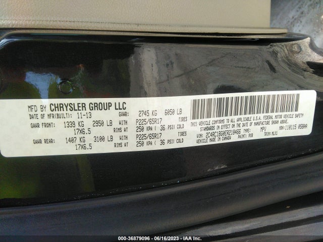 2C4RC1BG0ER218466 Chrysler Town & Country Touring