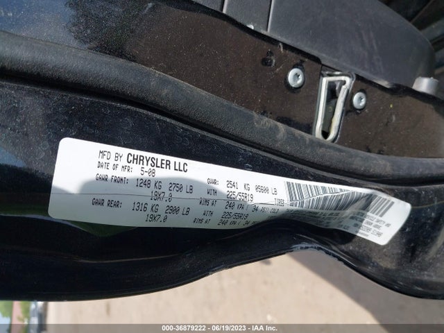 2009 DODGE JOURNEY R/T VIN: 3D4GH67V29T222358