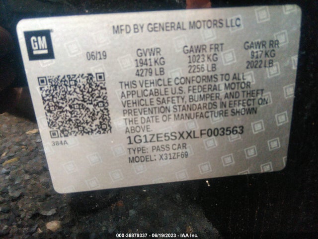 Chevrolet Malibu Premier 2020 1G1ZE5SXXLF003563 Image 9