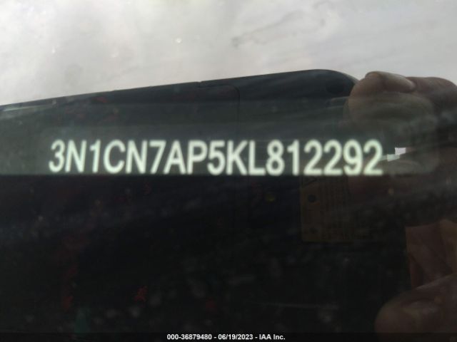3N1CN7AP5KL812292 Nissan Versa Sedan S Plus