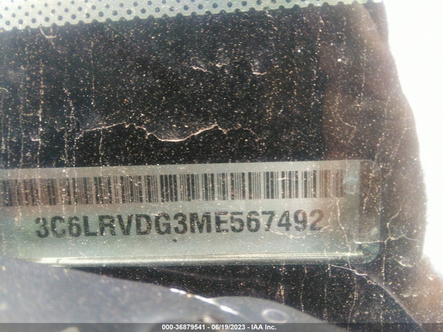 2021 RAM PROMASTER CARGO VAN VIN: 3C6LRVDG3ME567492