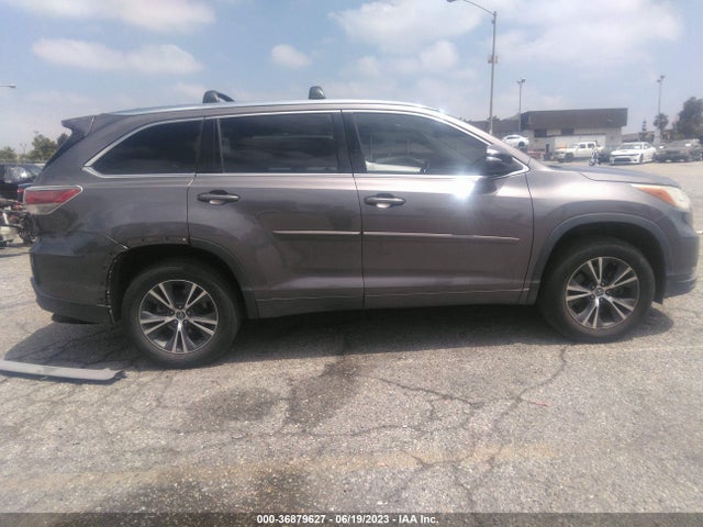 2016 TOYOTA HIGHLANDER XLE VIN: 5TDKKRFHXGS158809