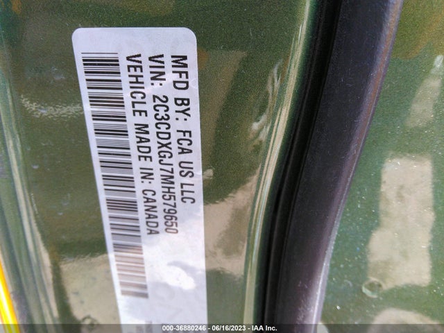Dodge Charger Scat Pack 2021 2C3CDXGJ7MH579650 Image 9