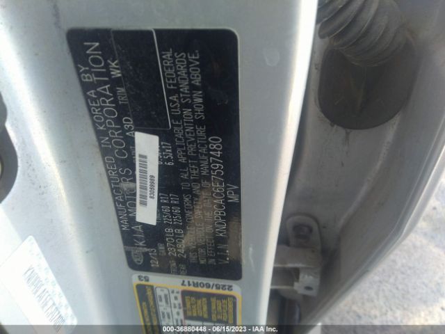 KNDPBCAC6E7597480 KIA Sportage Lx