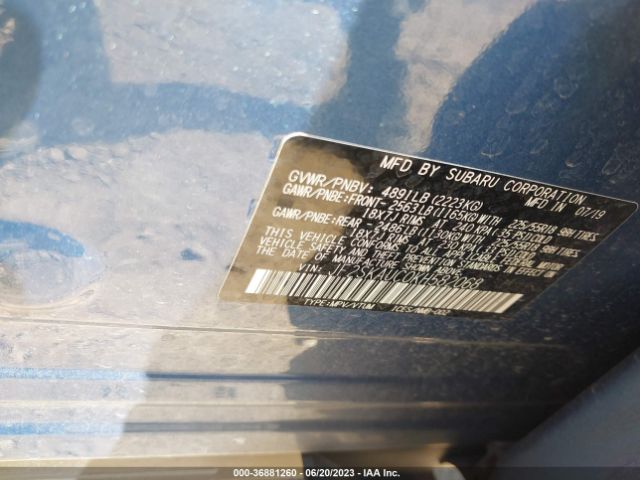 JF2SKAUC0KH582068 Subaru Forester Limited