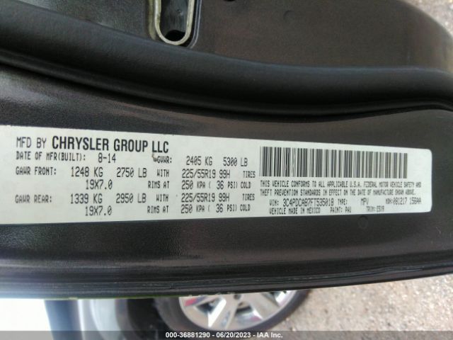 3C4PDCAB7FT535018 Dodge JOURNEY SE