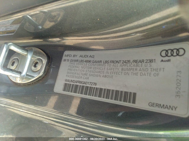 WAUM2AFR8GA017279 Audi A5 Premium Plus