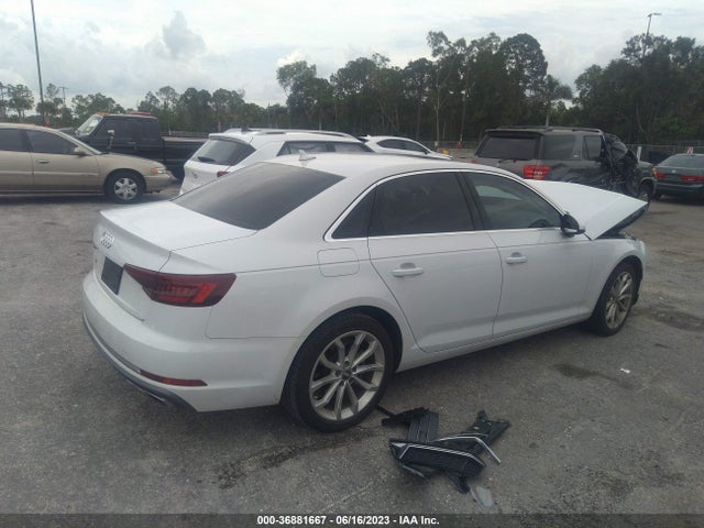 2019 AUDI A4 PREMIUM/TITANIUM PREMIUM VIN: WAUGMAF47KN001622