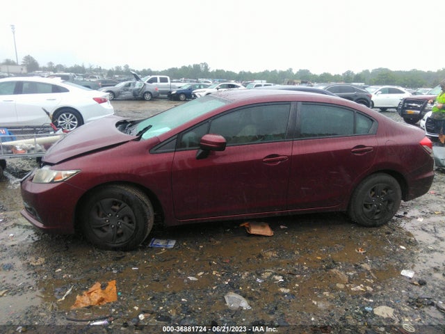 Honda Civic Sedan Lx 2014 2HGFB2F55EH546543 Image 14
