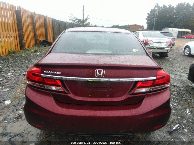Honda Civic Sedan Lx 2014 2HGFB2F55EH546543 Image 16