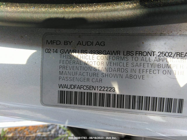 WAUDFAFC5EN122223 Audi A6 2.0t Premium Plus