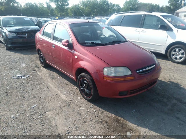 2005 CHEVROLET AVEO LS VIN: KL1TD52635B347891