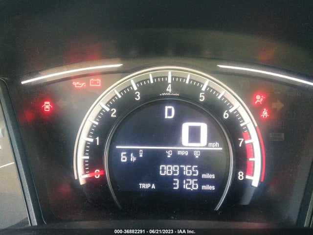 Honda Civic Sedan Lx 2017 2HGFC2F50HH557502 Image 7