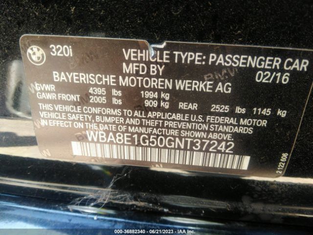 WBA8E1G50GNT37242 BMW 3 Series 320i