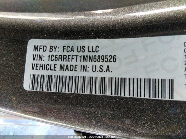 1C6RREFT1MN689526 RAM 1500 Big Horn