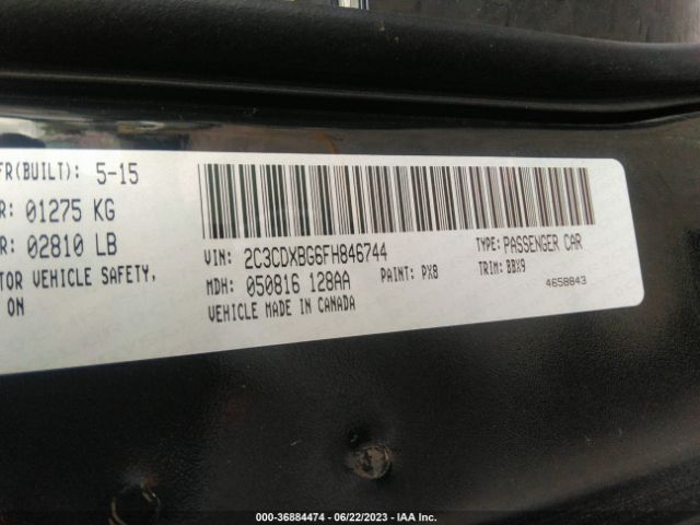 2C3CDXBG6FH846744 Dodge Charger Se