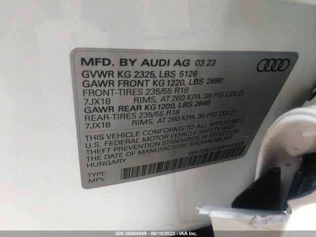 2023 Audi Q3, VIN: WA1DECF30P1113225