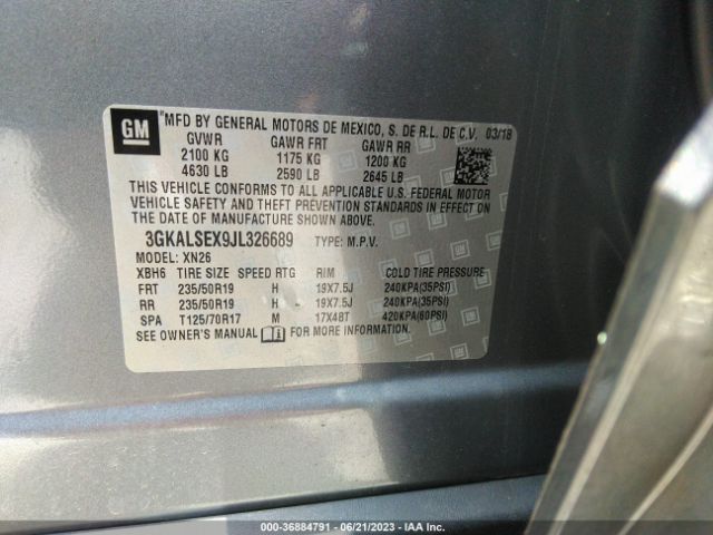 3GKALSEX9JL326689 GMC Terrain Denali
