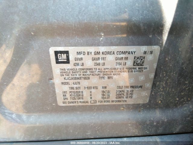 KL4CJASB9KB716539 Buick Encore Fwd Preferred