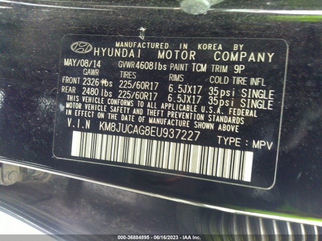 Hyundai Tucson Walking Dead Edition 2014 KM8JUCAG8EU937227 Image 10
