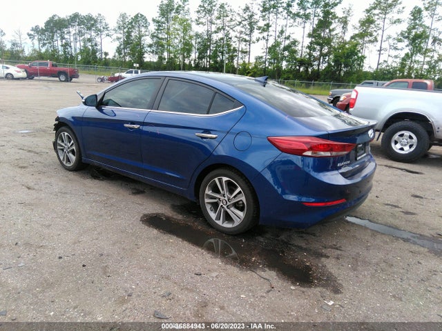 2017 HYUNDAI ELANTRA LIMITED VIN: 5NPD84LF5HH051168