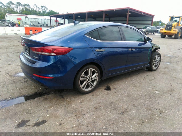 2017 HYUNDAI ELANTRA LIMITED VIN: 5NPD84LF5HH051168