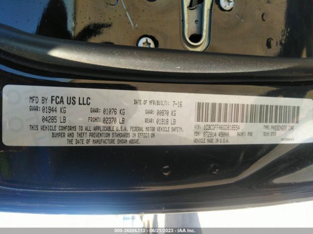 1C3CDFFA6GD818554 Dodge Dart Sxt Sport