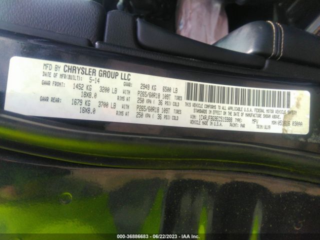 1C4RJFBG9EC515988 Jeep Grand Cherokee Limited