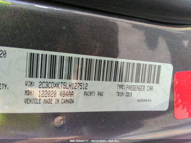 2C3CDXKT5LH127512 Dodge Charger Police