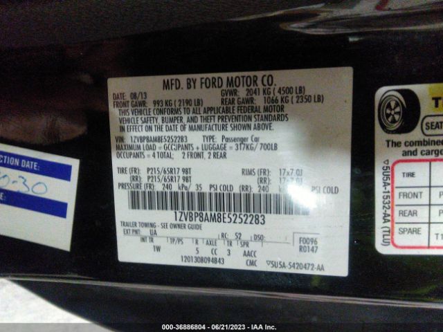 1ZVBP8AM8E5252283 Ford Mustang V6