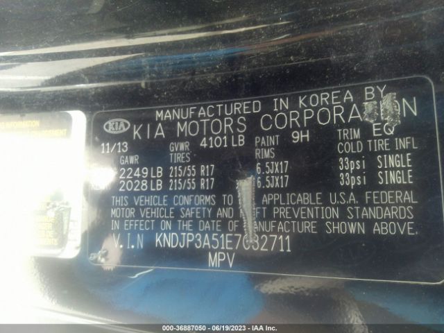 KNDJP3A51E7032711 KIA SOUL +