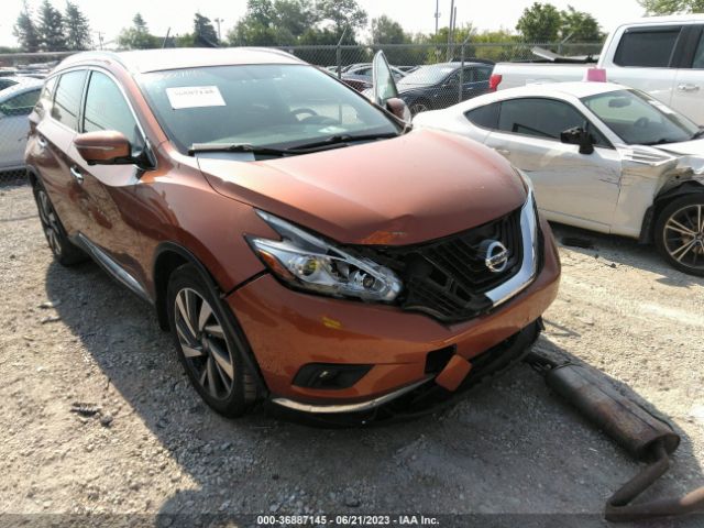 5N1AZ2MH5FN270516 Nissan Murano Platinum